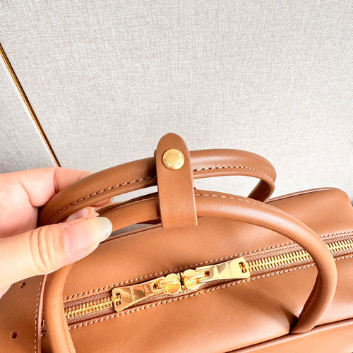 Bolsa estructurada marrón