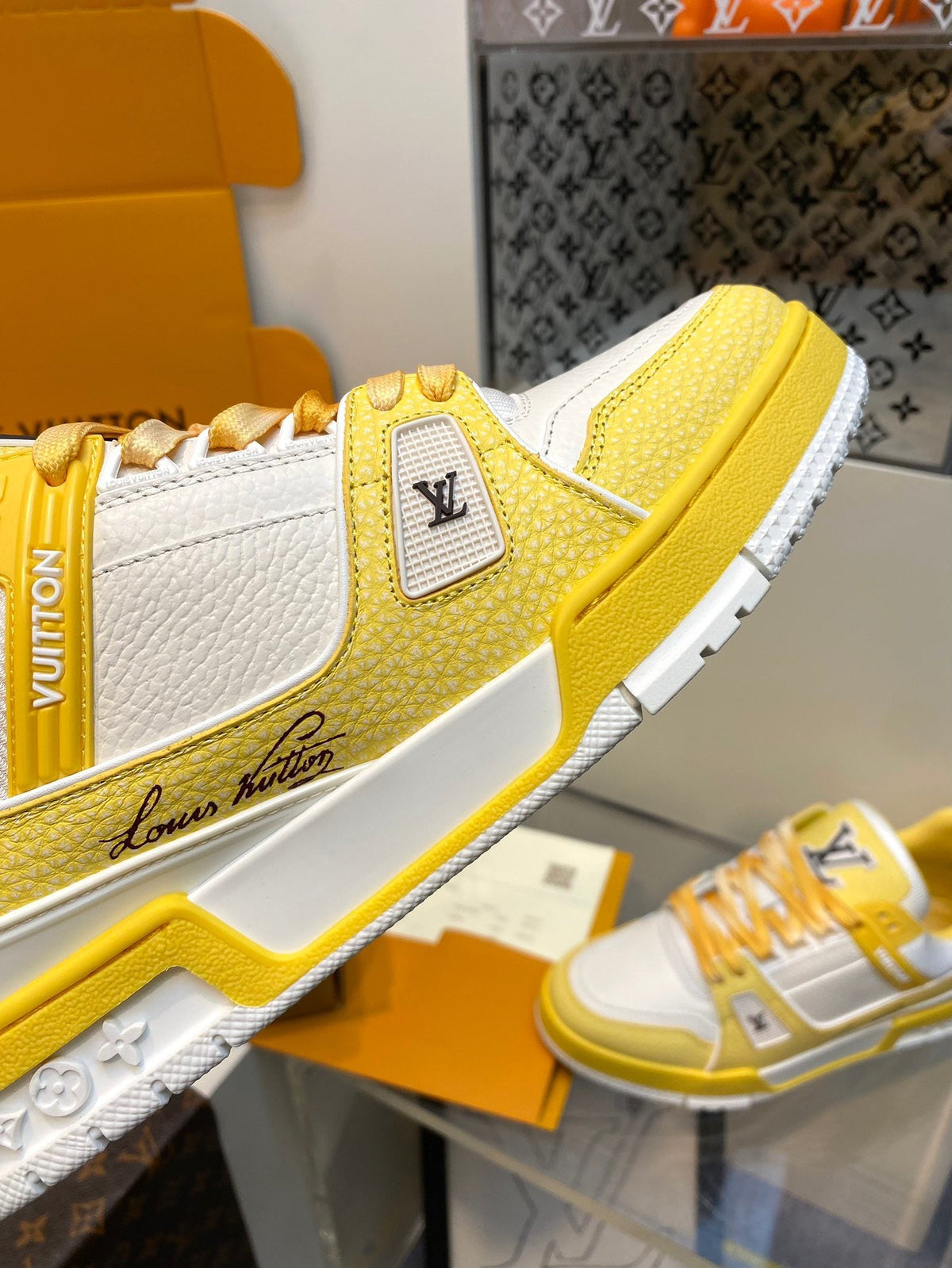 High-end Italian leather urban sneakers