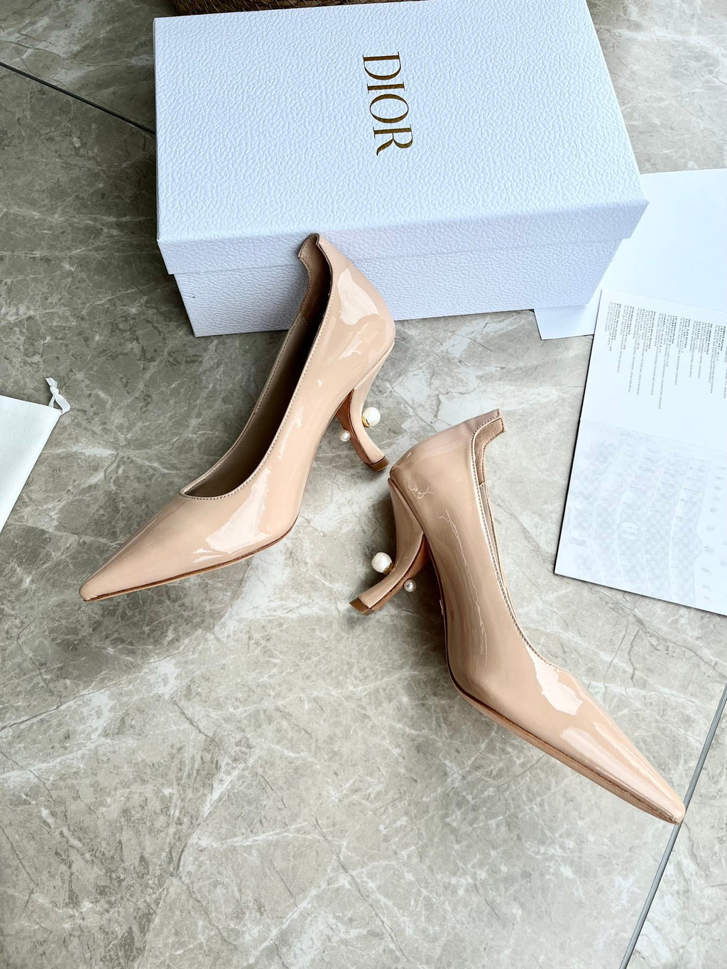 Tribal Pearl Logo Heels