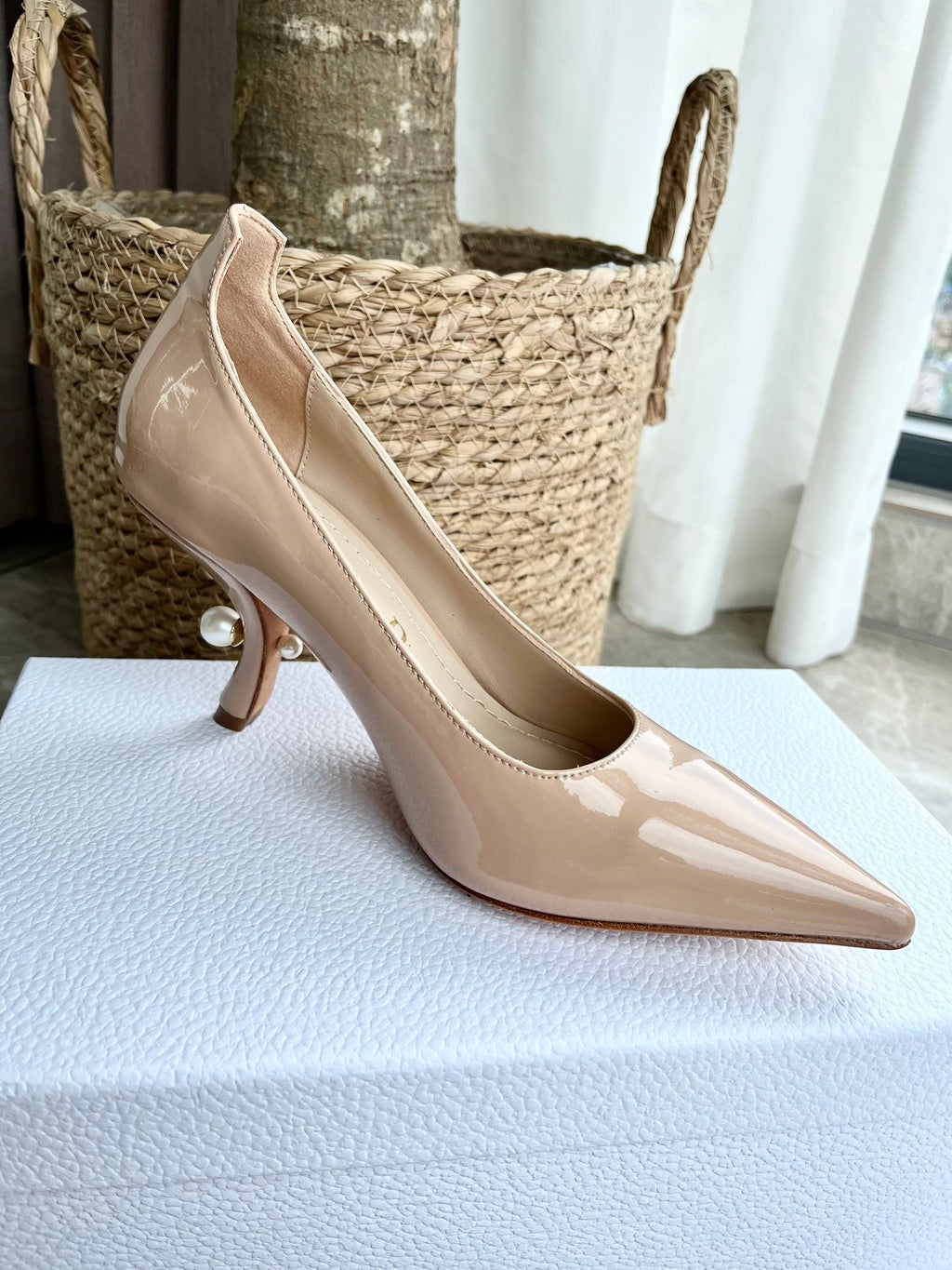 Tribal Pearl Logo Heels