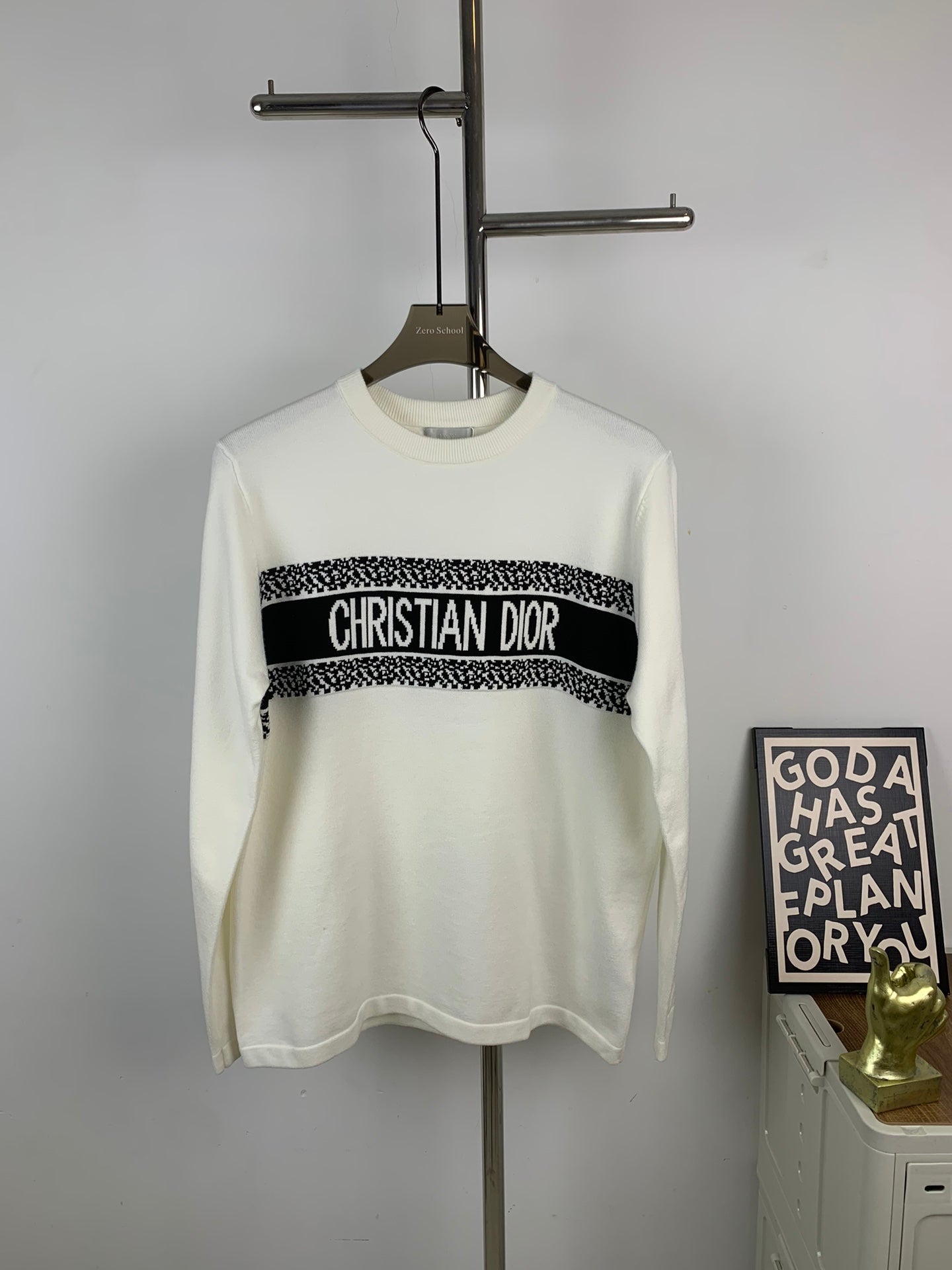 Suéter unisex de manga larga de punto jacquard