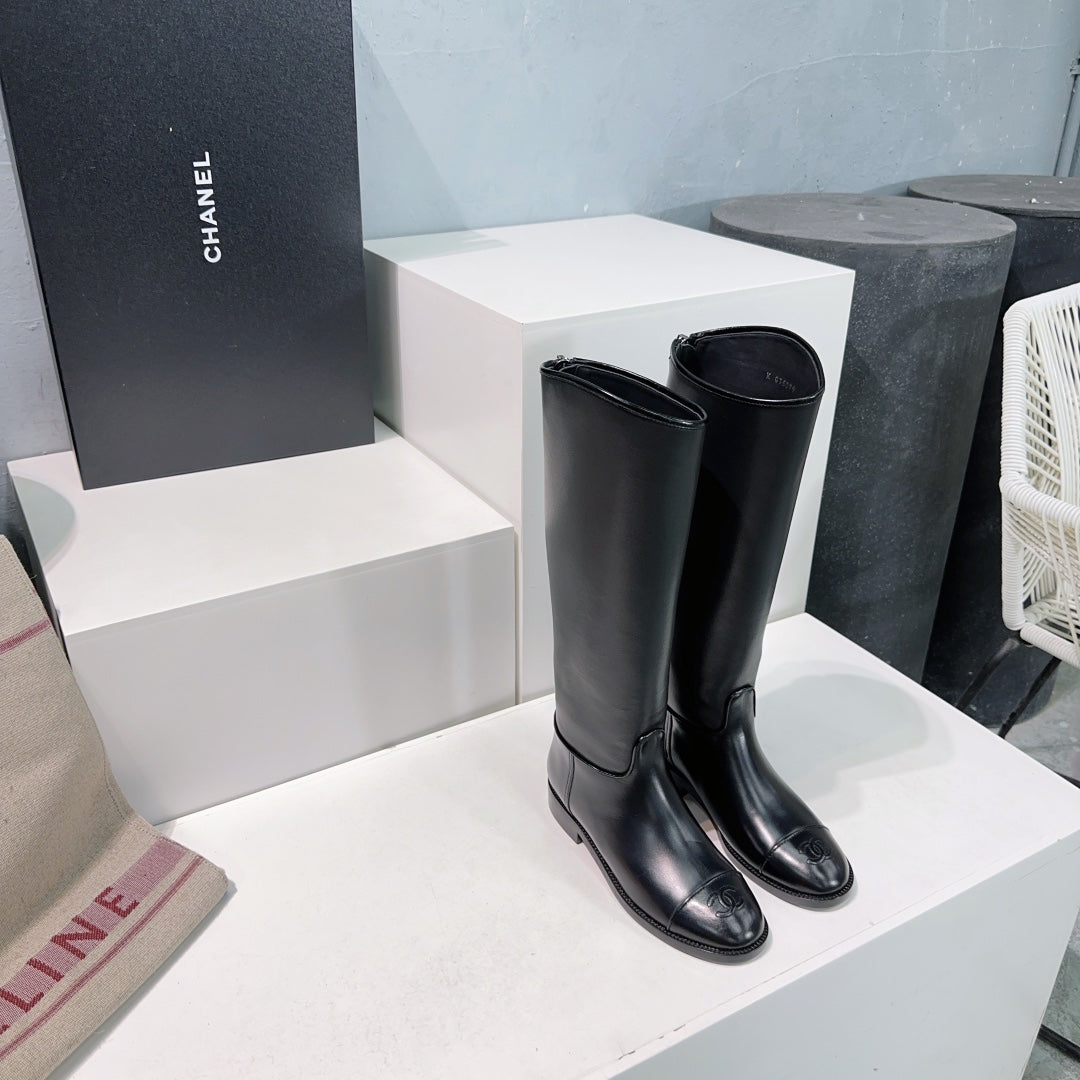 Botines de cuero sin cordones