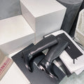 Botines de cuero sin cordones