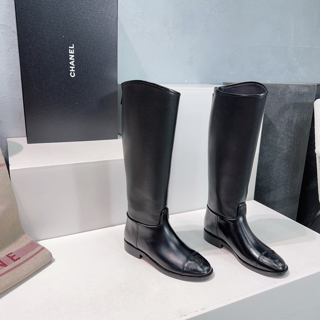 Botines de cuero sin cordones