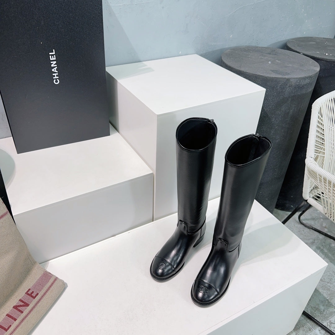 Botines de cuero sin cordones