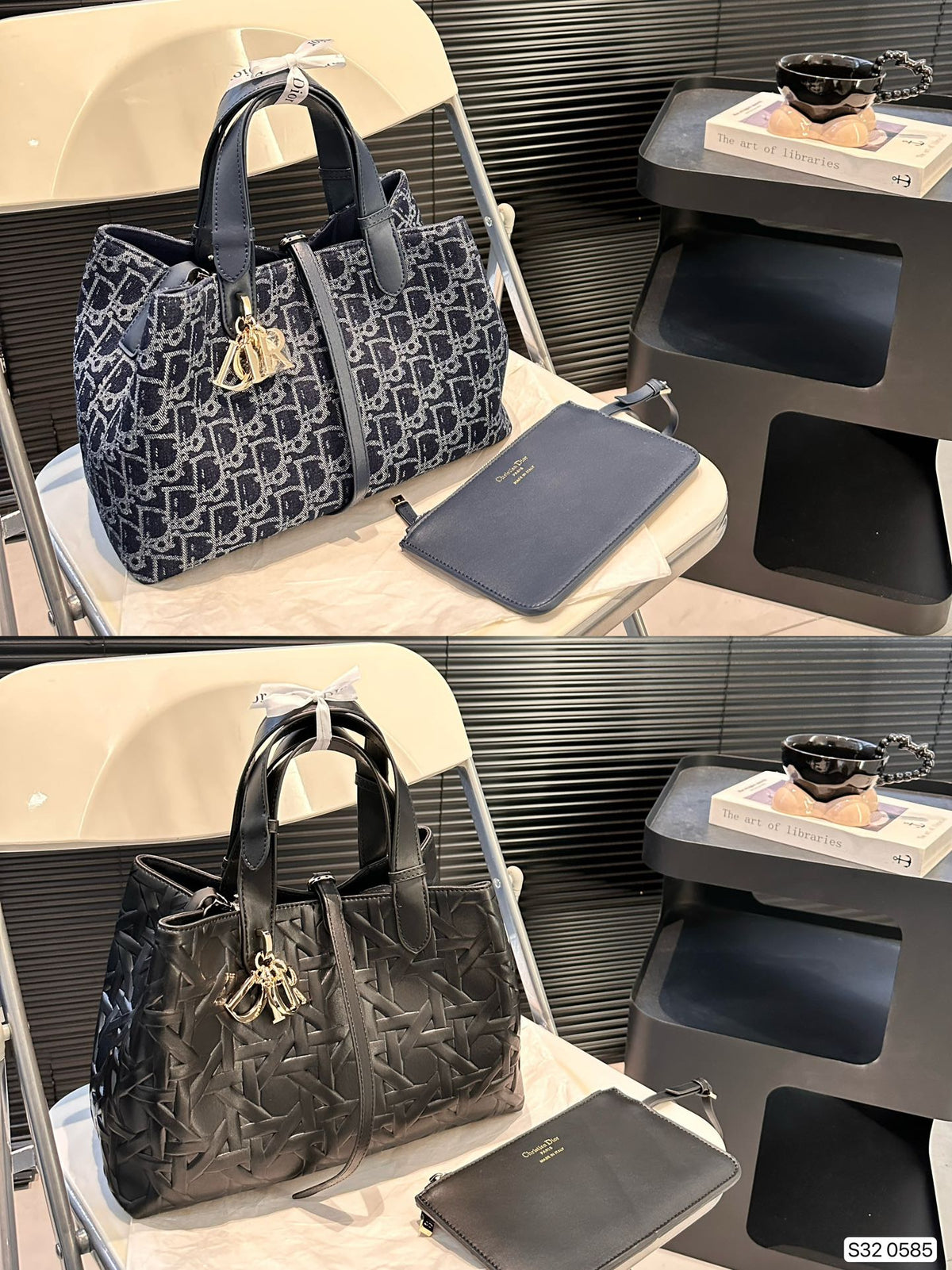 Französische Schultertasche