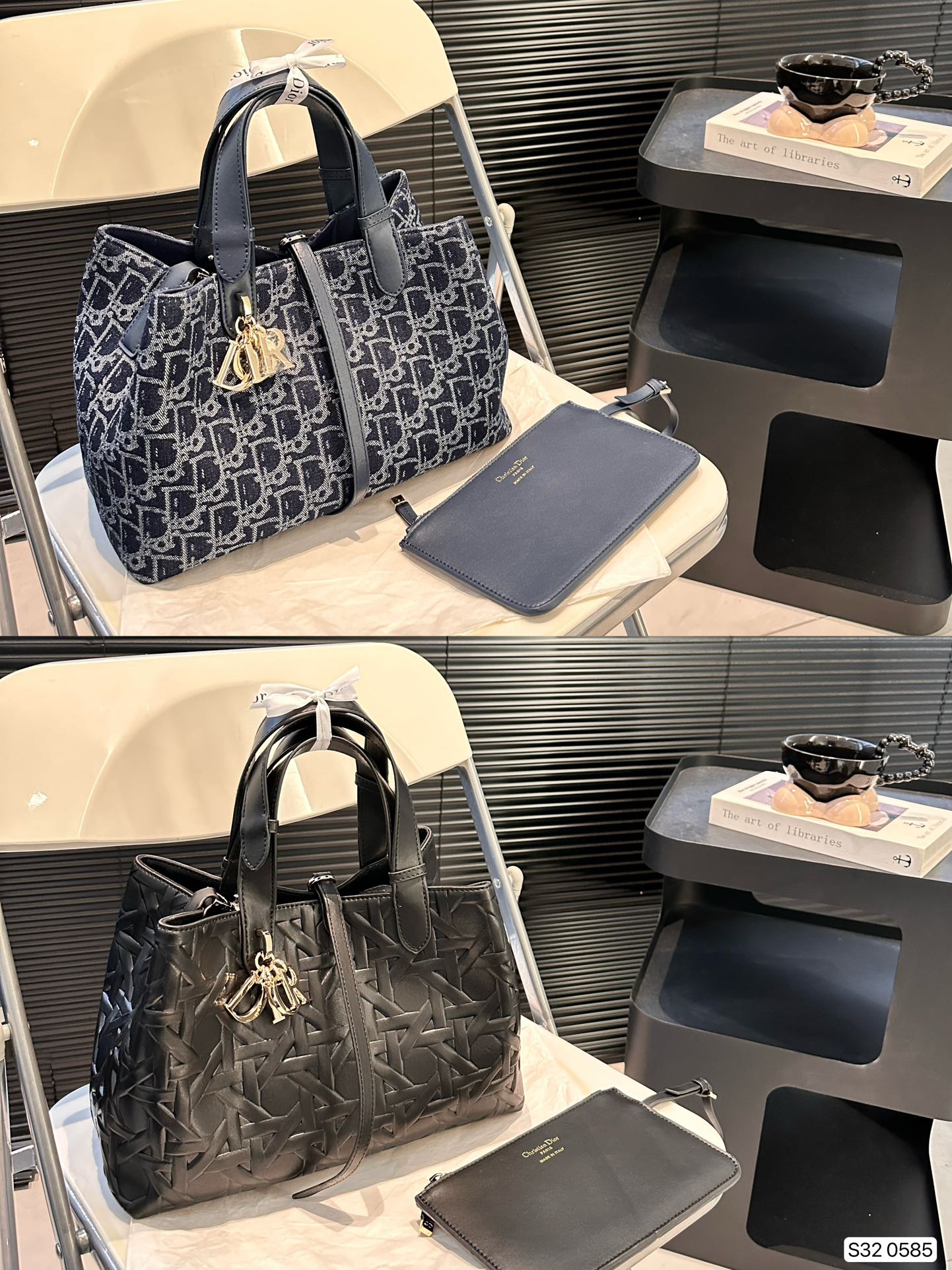 Bolso de hombro de estilo francés