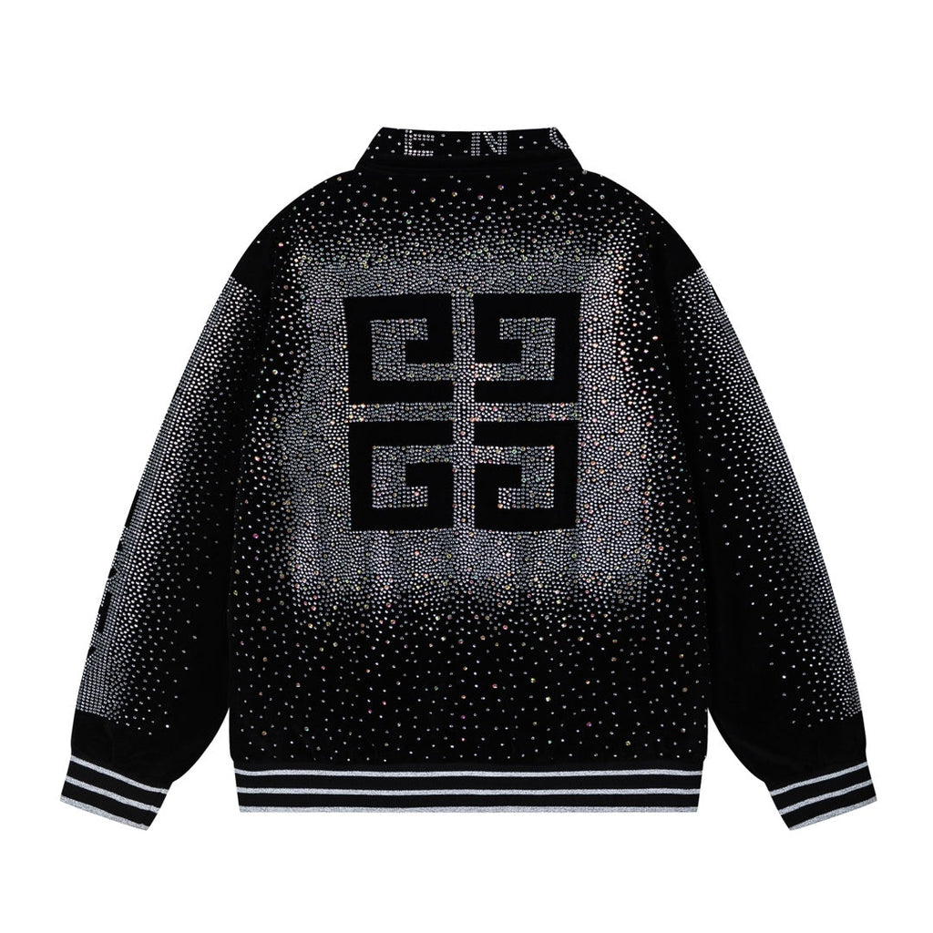 Samt-Baseballjacke für Herren
