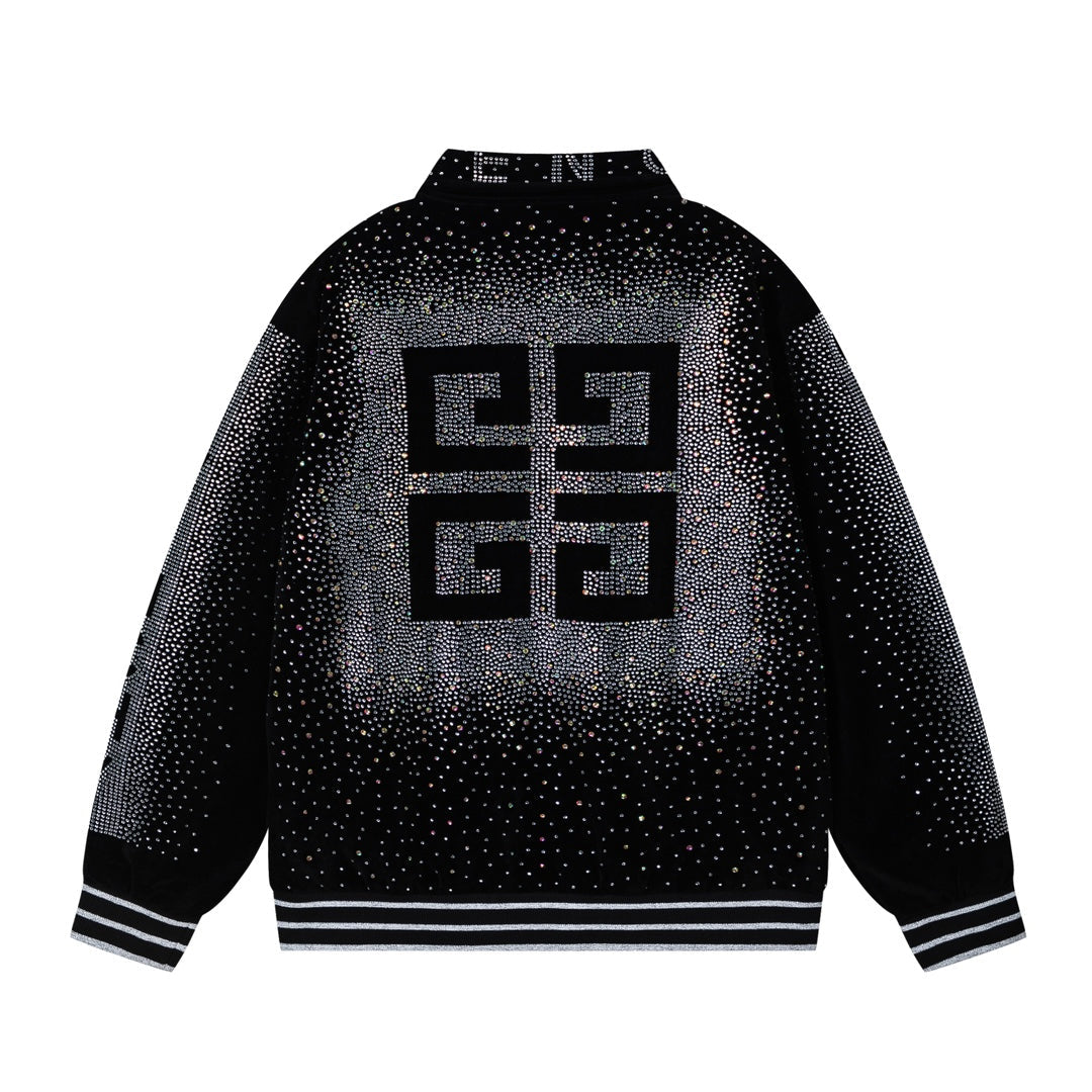 Samt-Baseballjacke für Herren