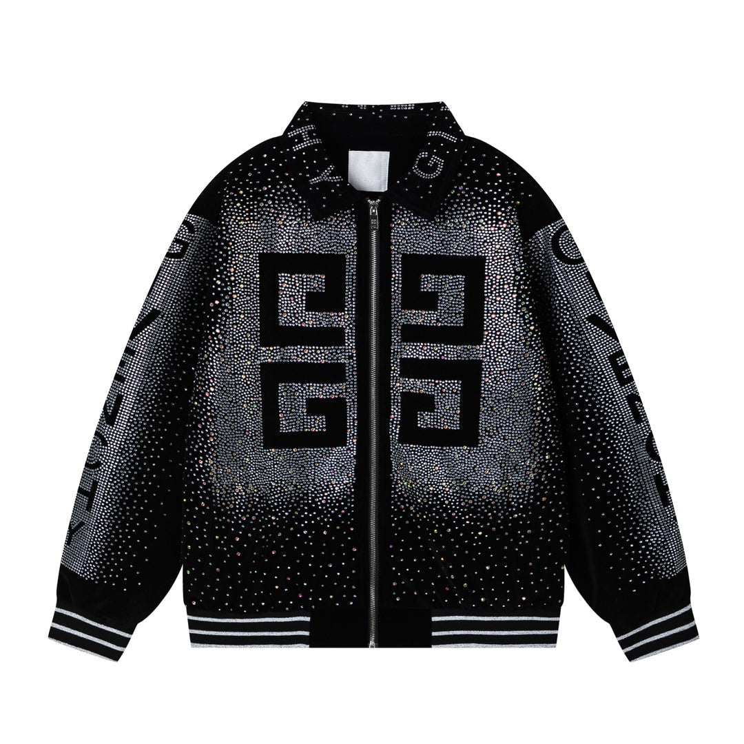 Samt-Baseballjacke für Herren