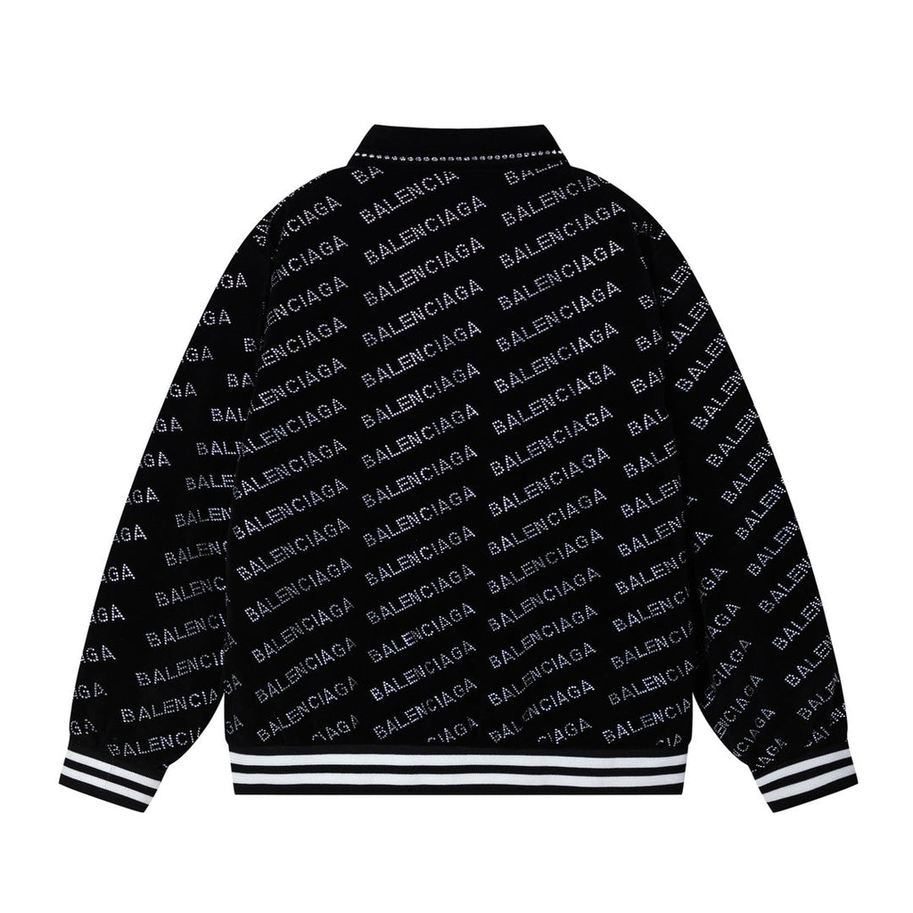 Samt-Baseballjacke für Herren