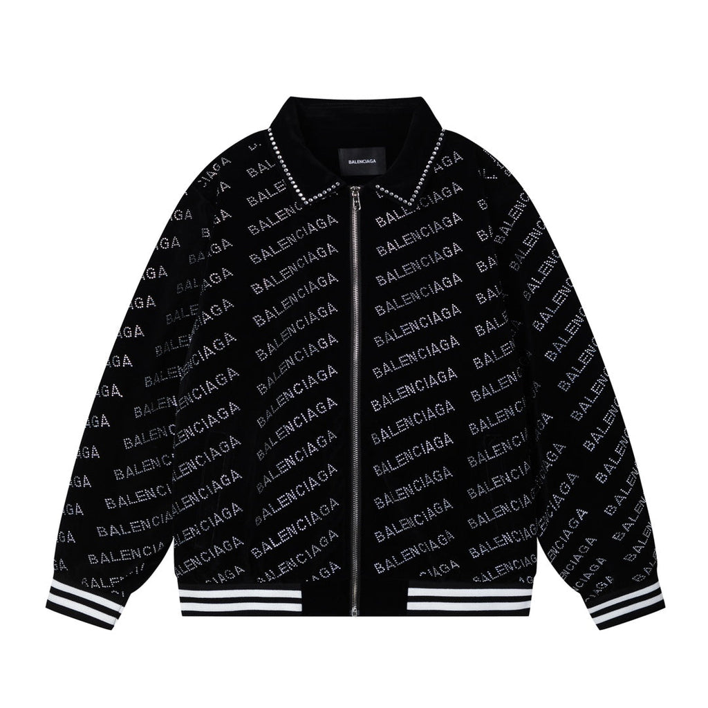 Samt-Baseballjacke für Herren
