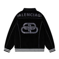 Samt-Baseballjacke für Herren