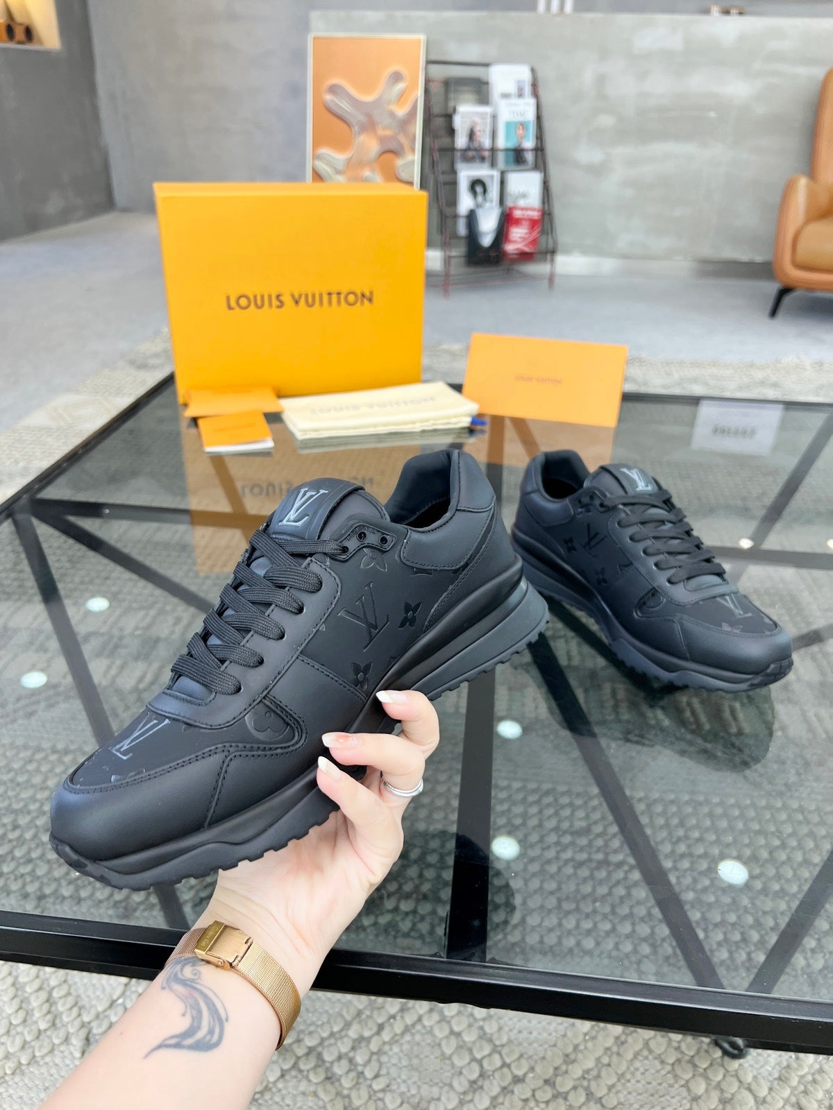 Sneaker aus italienischem Premium-Leder im Urban-Stil