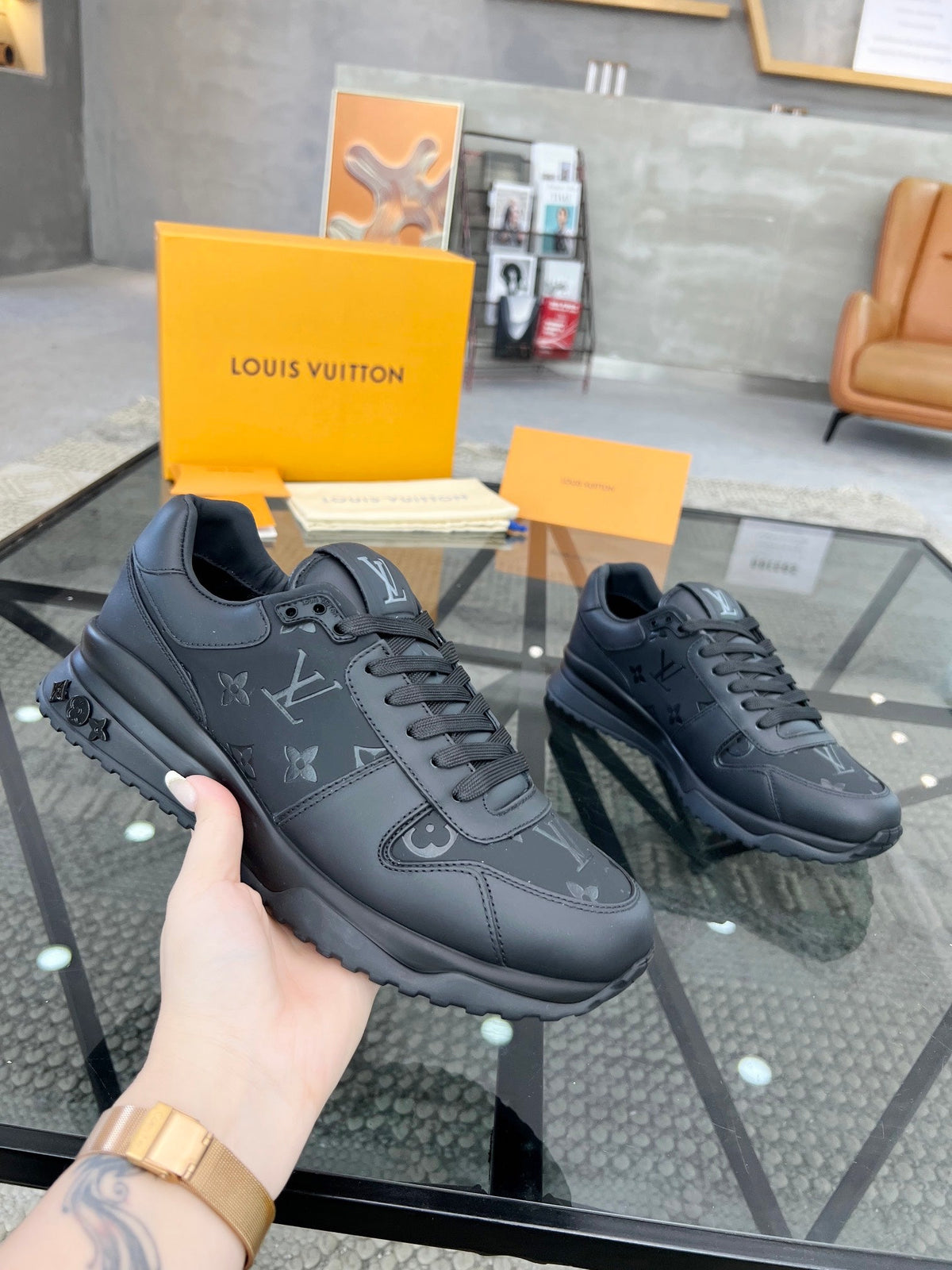 Sneaker aus italienischem Premium-Leder im Urban-Stil