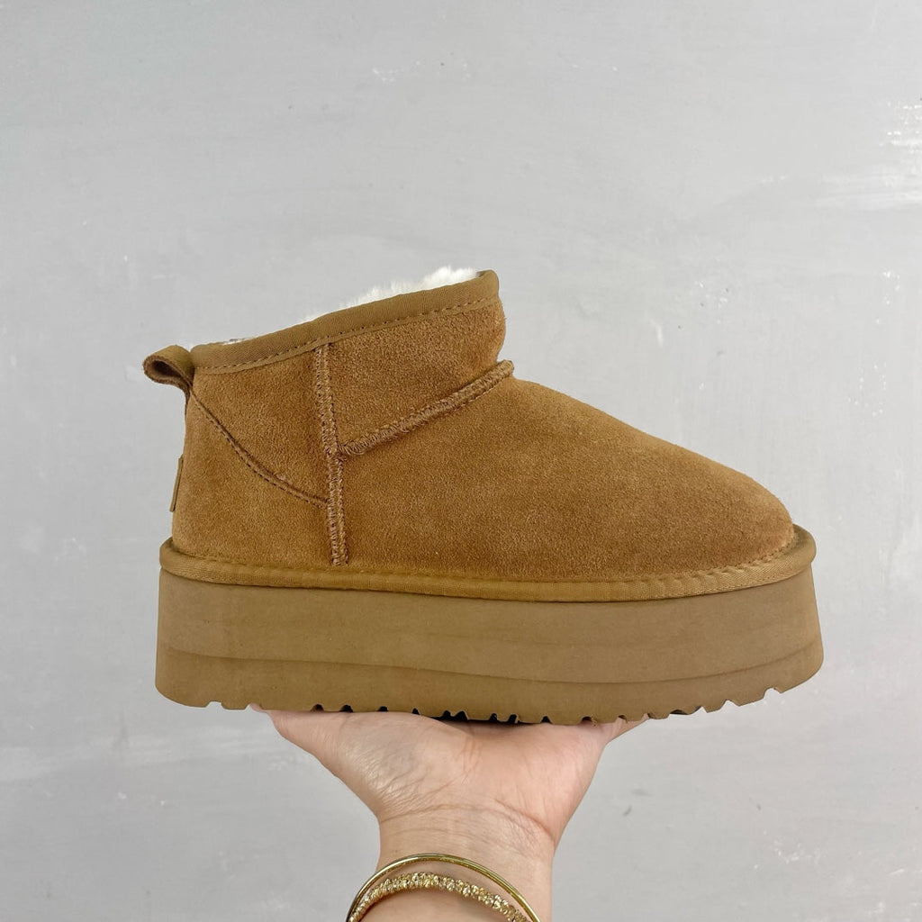 Botas de nieve de plataforma para mujer