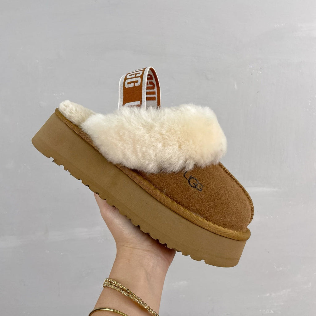 Women's Chunky Sole Snow Slippers