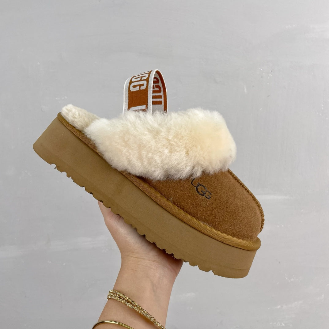 Women's Chunky Sole Snow Slippers