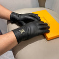 Men's sheepskin gloves with cashmere lining