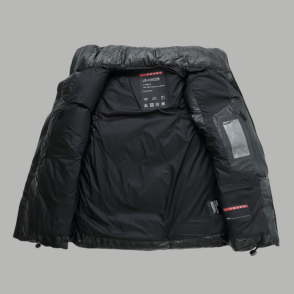 Shiny goose down vest