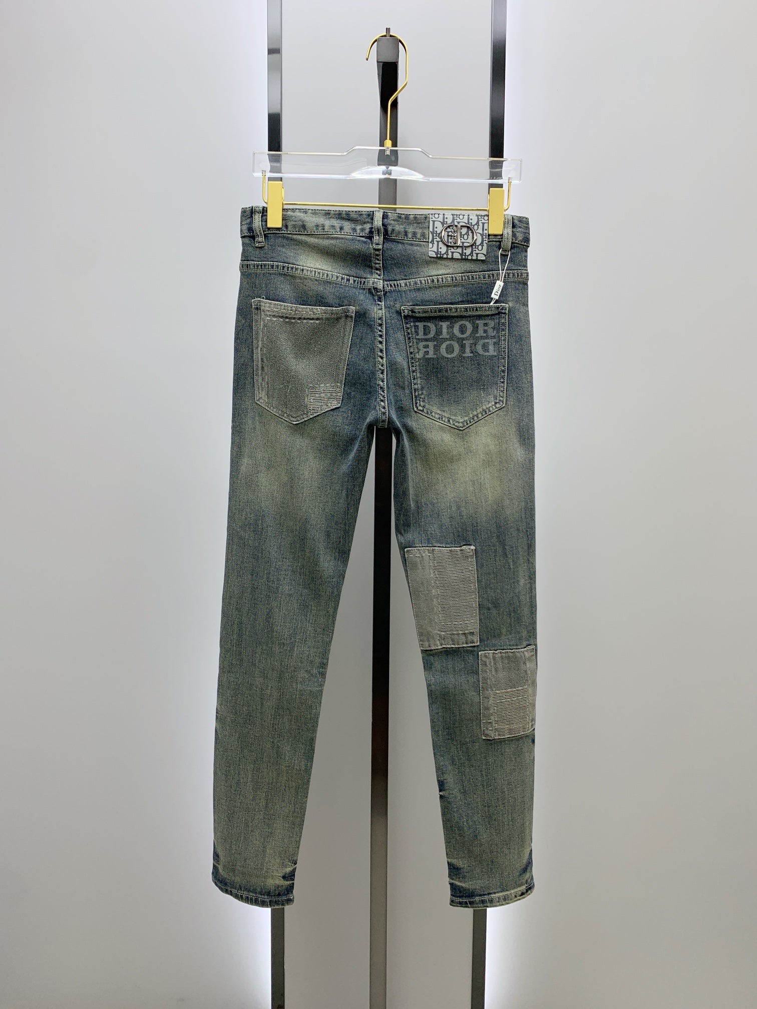 Pantalones vaqueros de mezclilla vintage premium para hombre