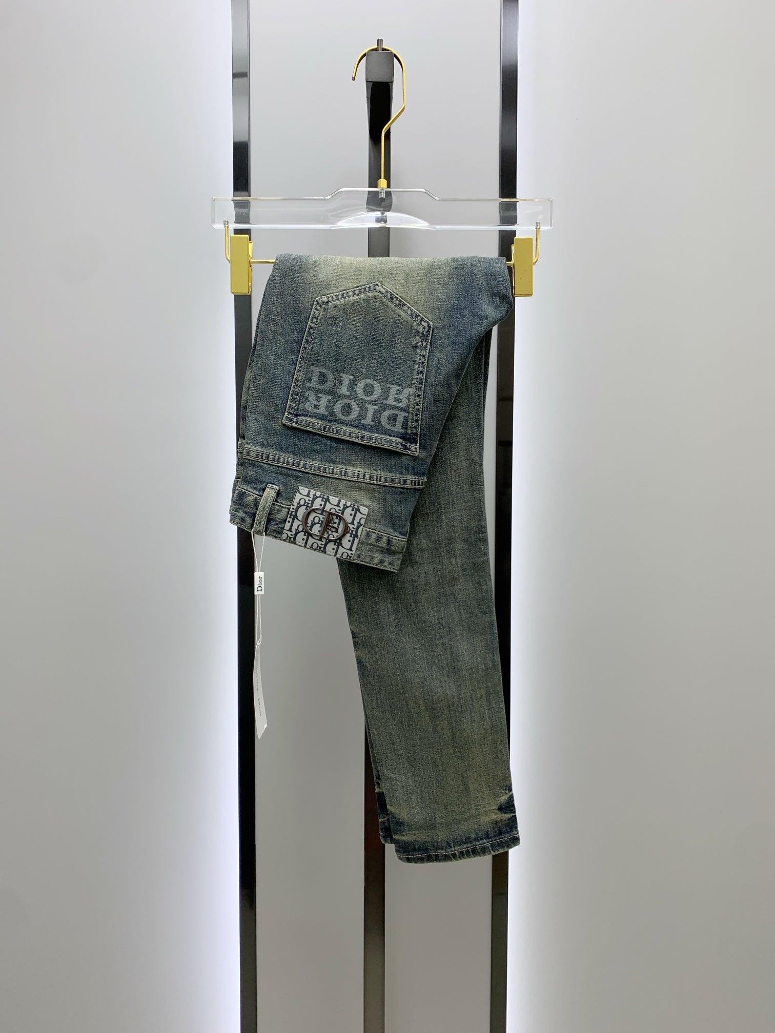 Pantalones vaqueros de mezclilla vintage premium para hombre