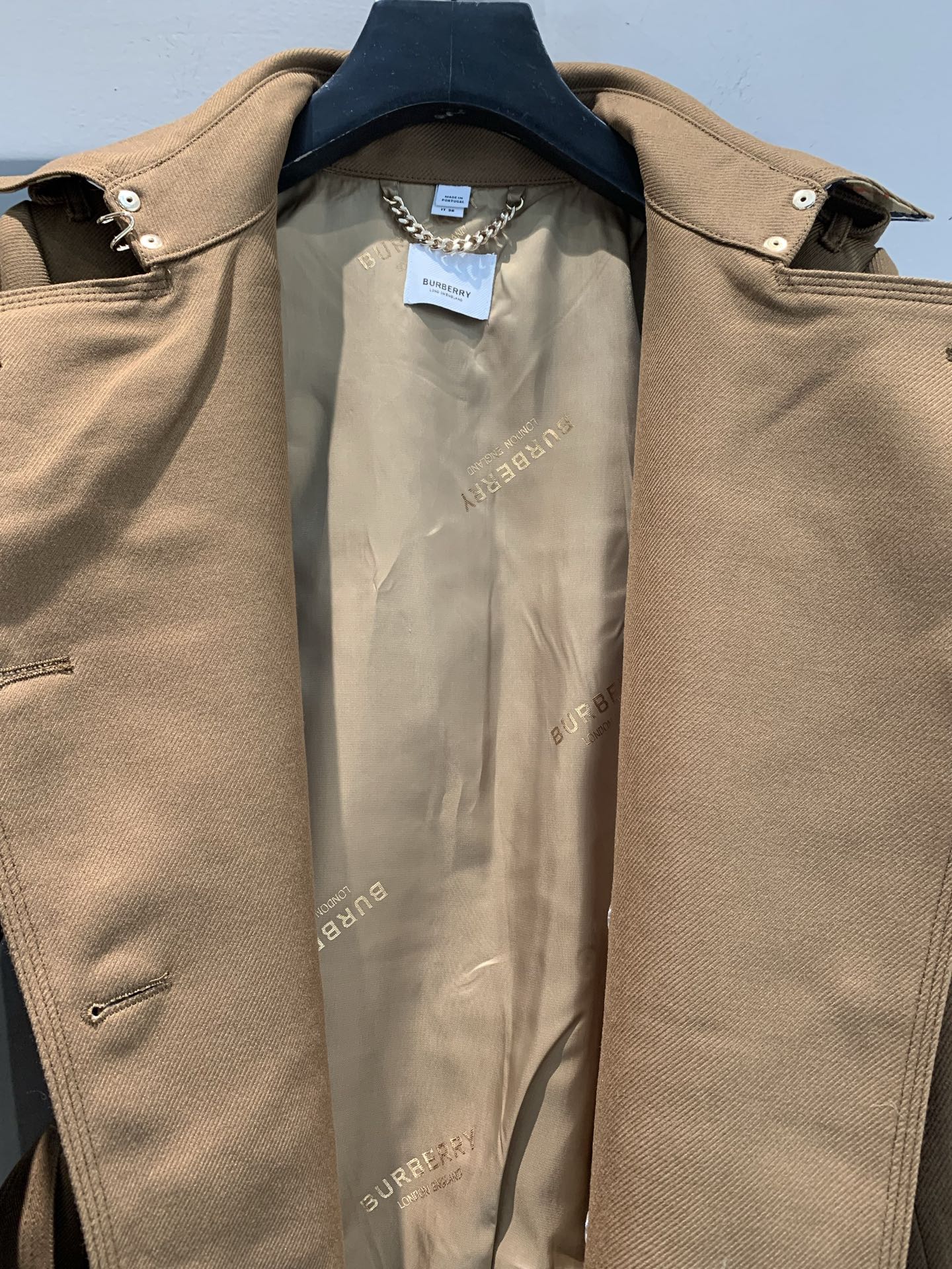 Gabardina larga Kensington