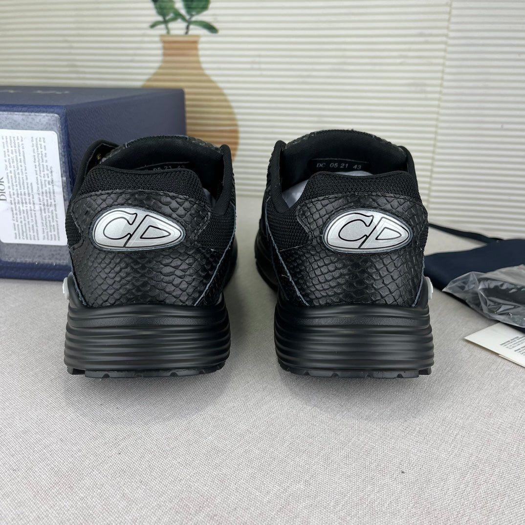 B30-inspired sneakers with snake design