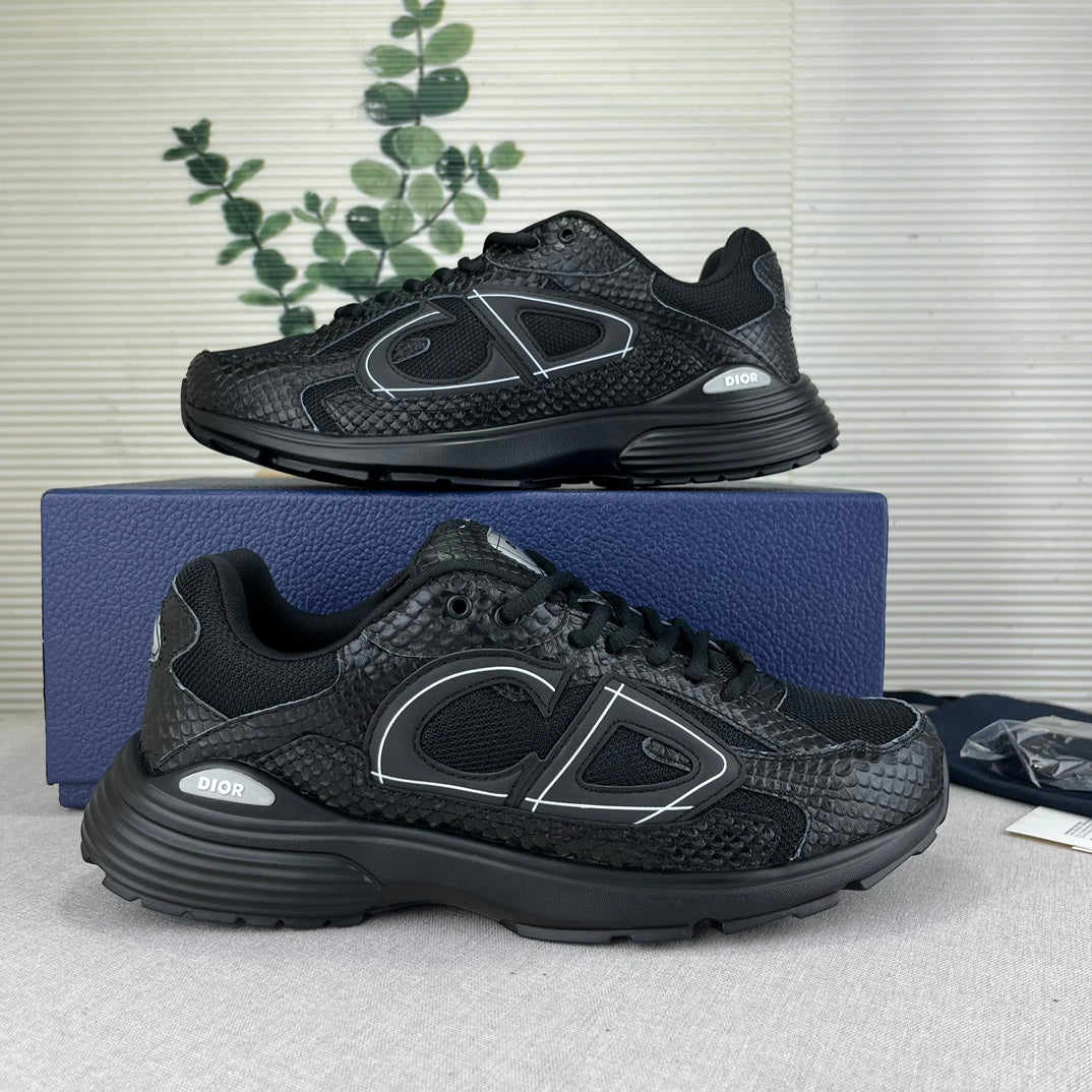 B30-inspired sneakers with snake design