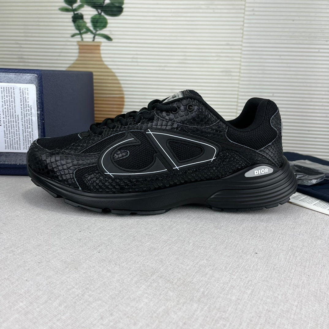 B30-inspired sneakers with snake design