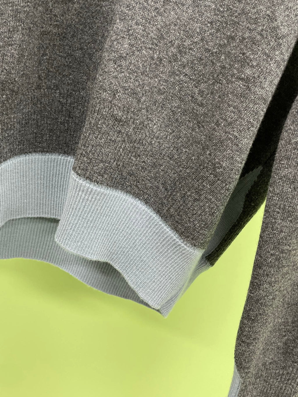 Two-piece wool sweater
