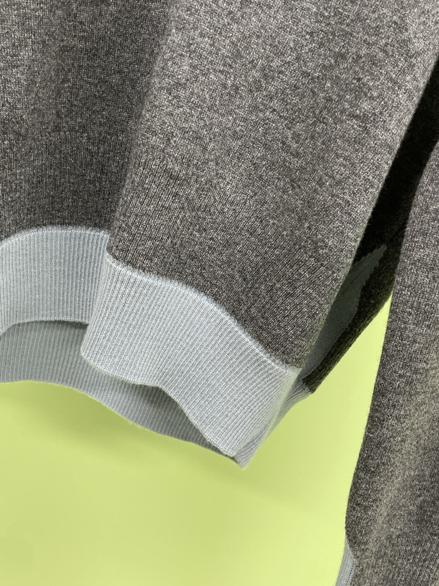 Two-piece wool sweater