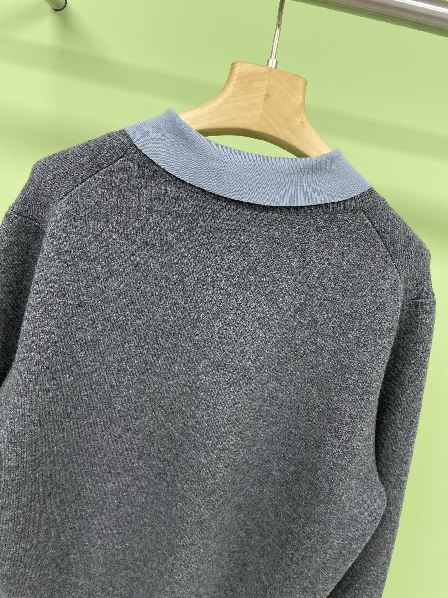 Two-piece wool sweater