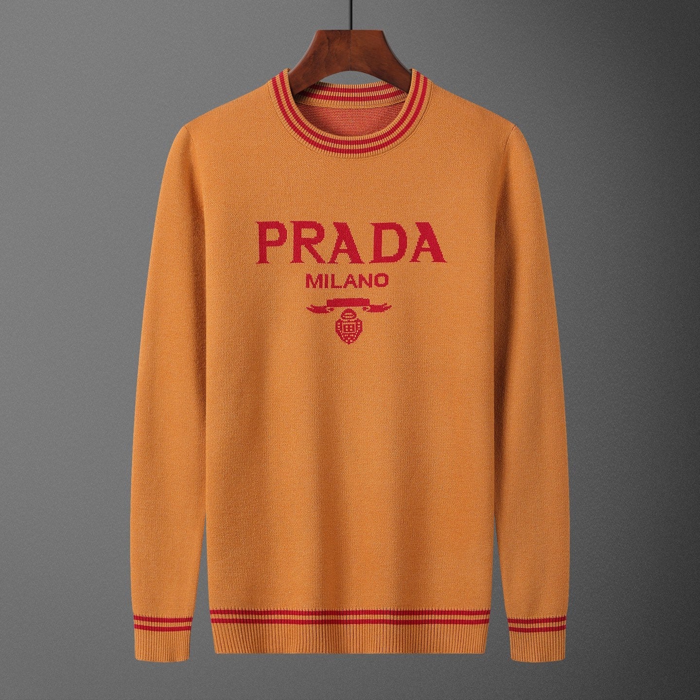 Suéter de punto modal – Naranja