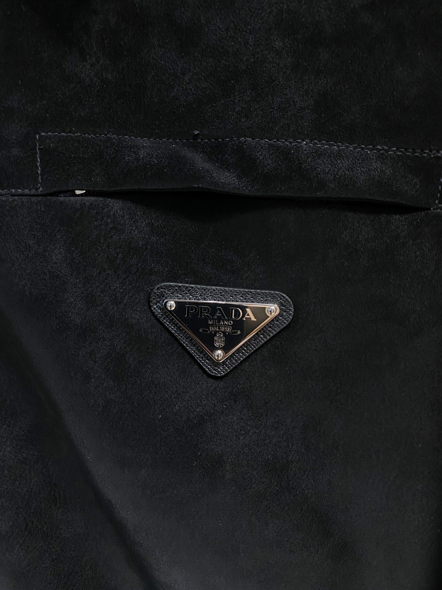 Blazer de ante bicolor