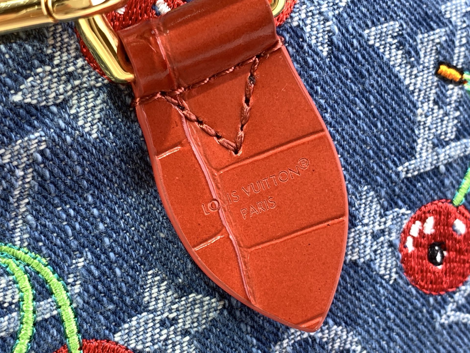 Monograma Denim Cereza