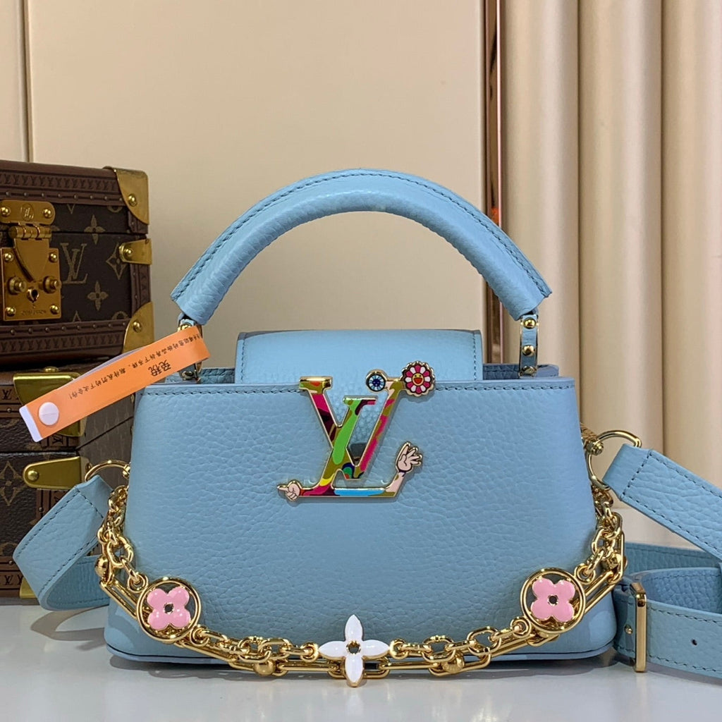 Kapuzinerin Ost West Mini Blau