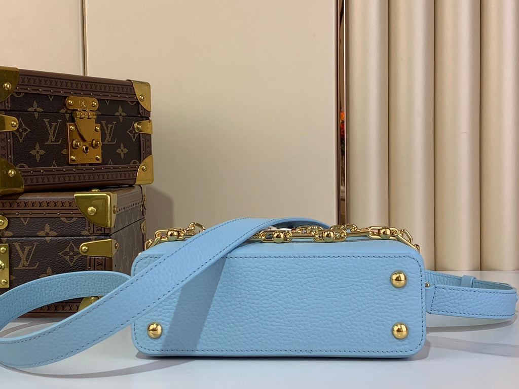 Kapuzinerin Ost West Mini Blau