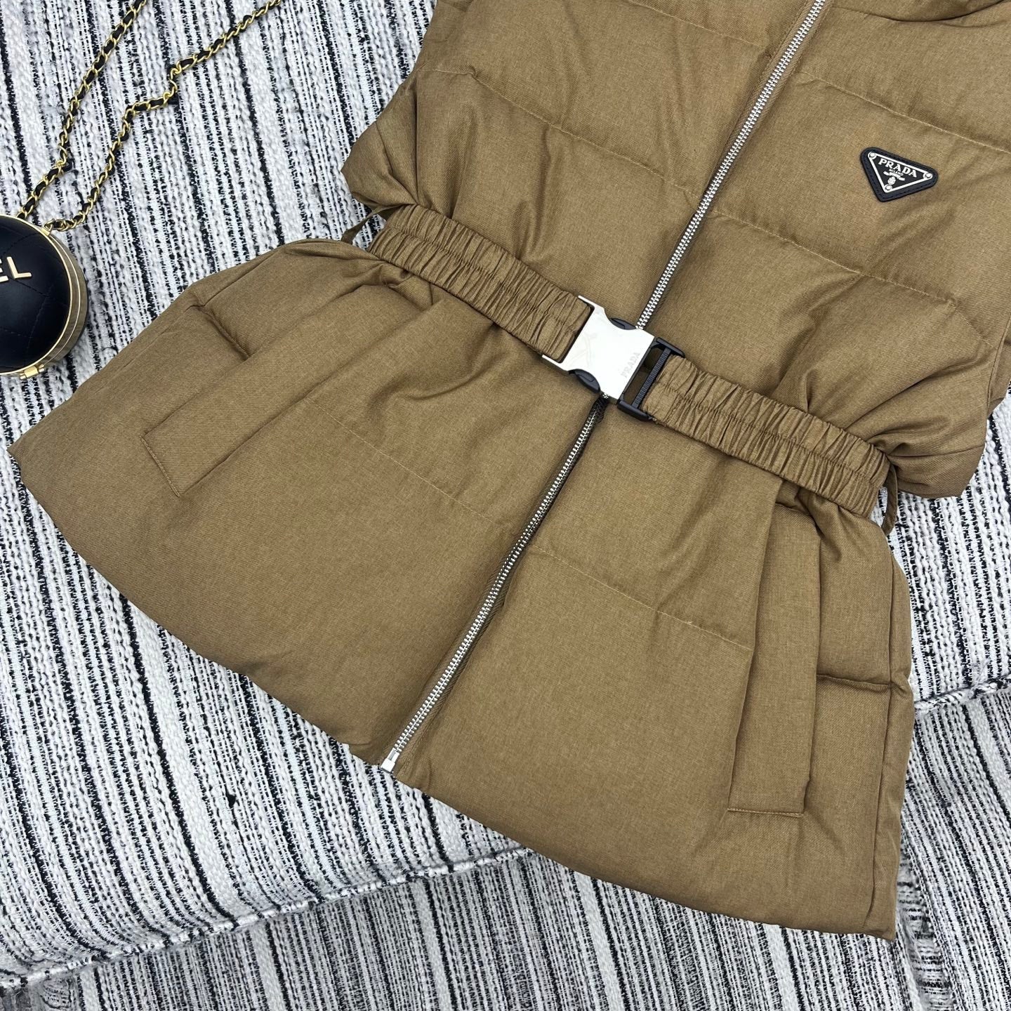 Hooded down vest