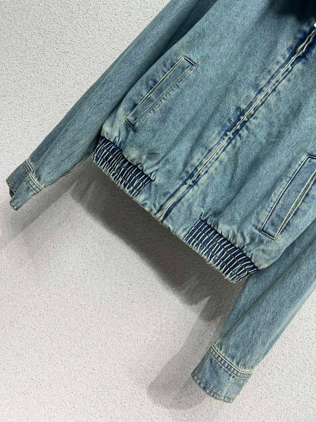 Bestickte Wasched Jeansjacke LW