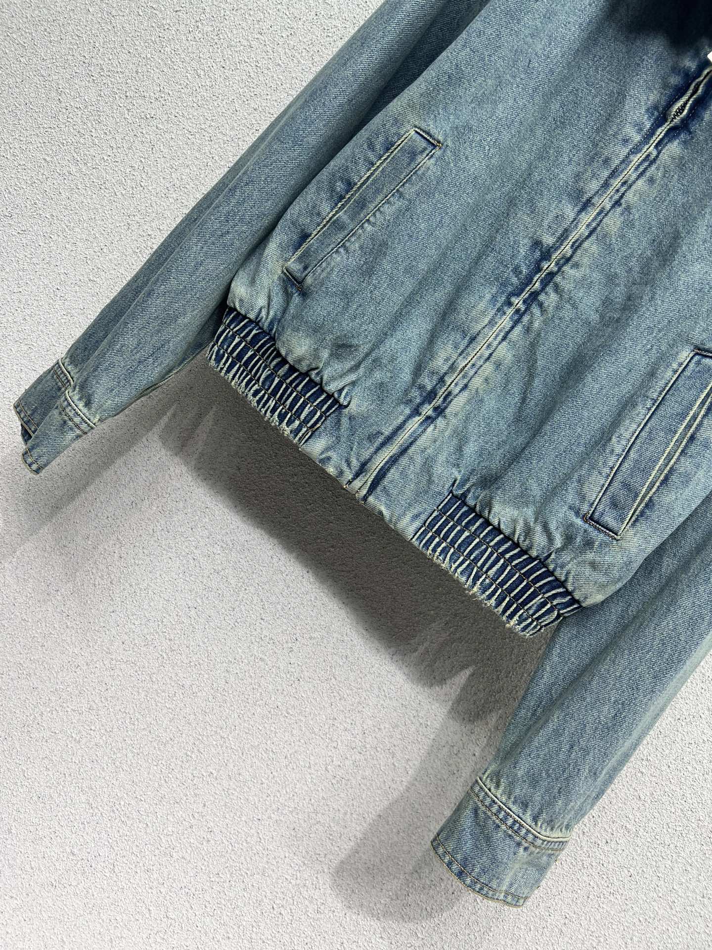 Bestickte Wasched Jeansjacke LW