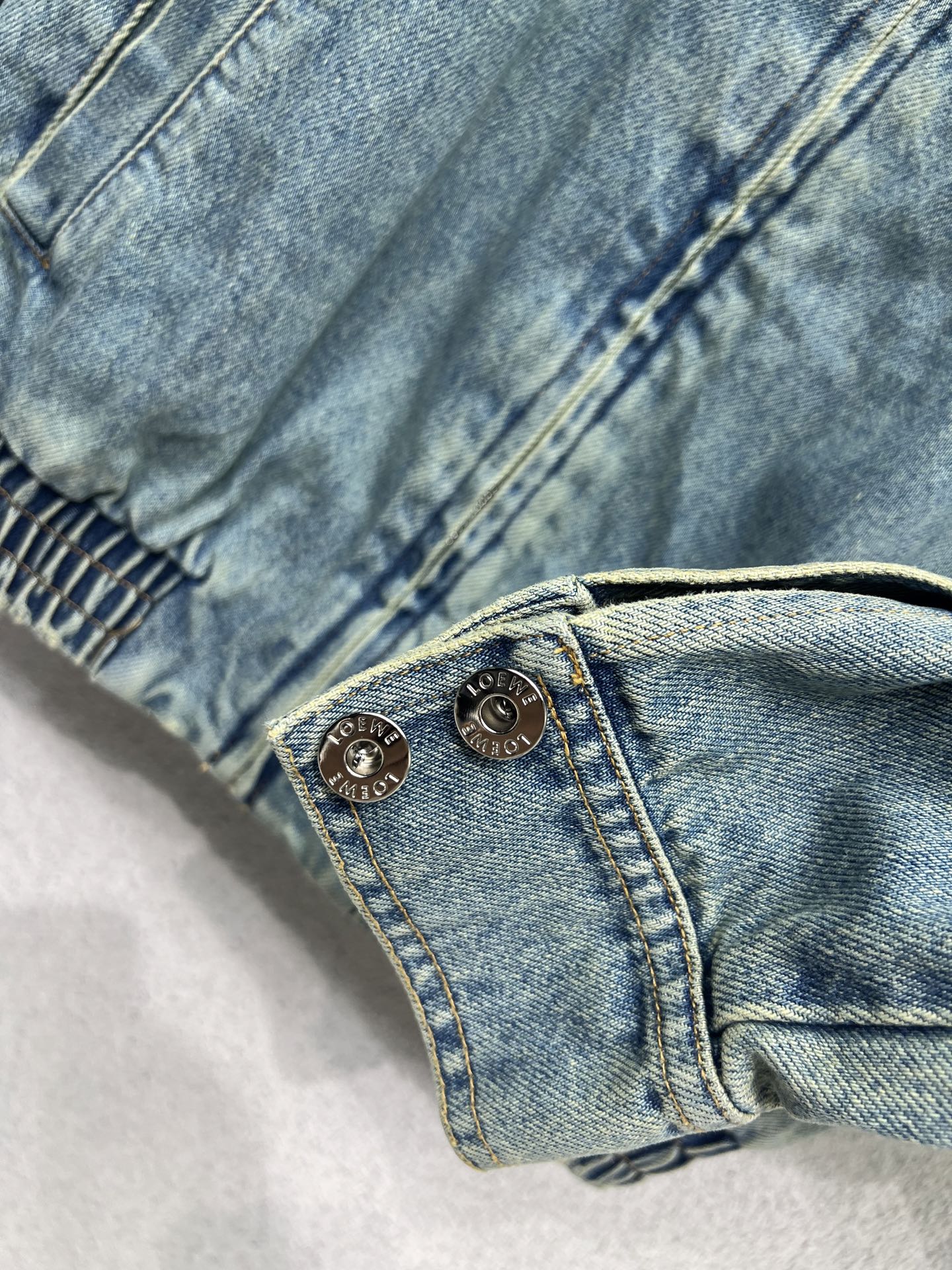 Bestickte Wasched Jeansjacke LW