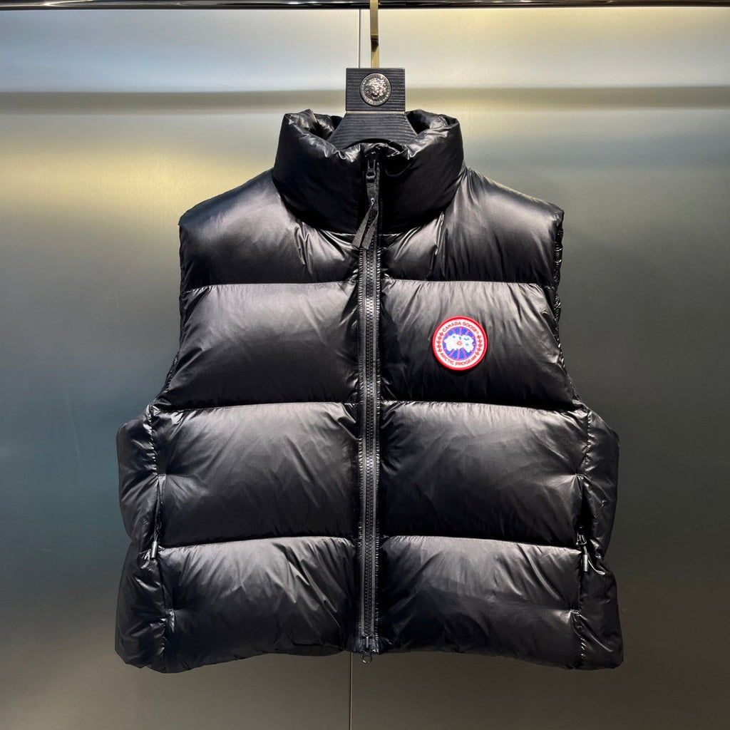 Padded down vest