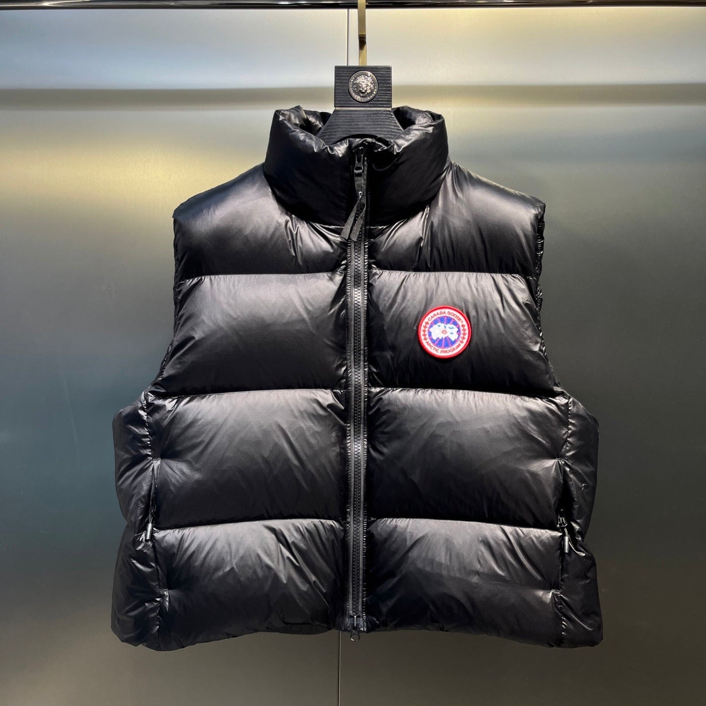 Padded down vest