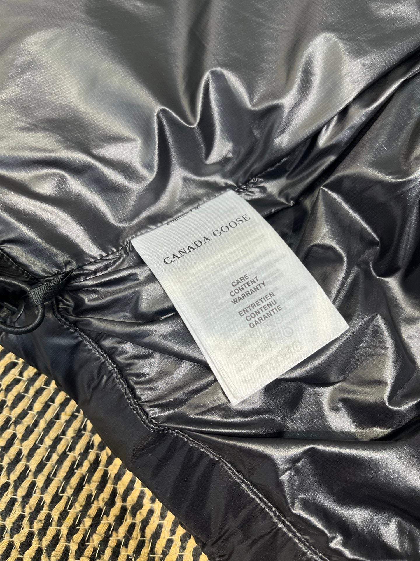 Padded down vest