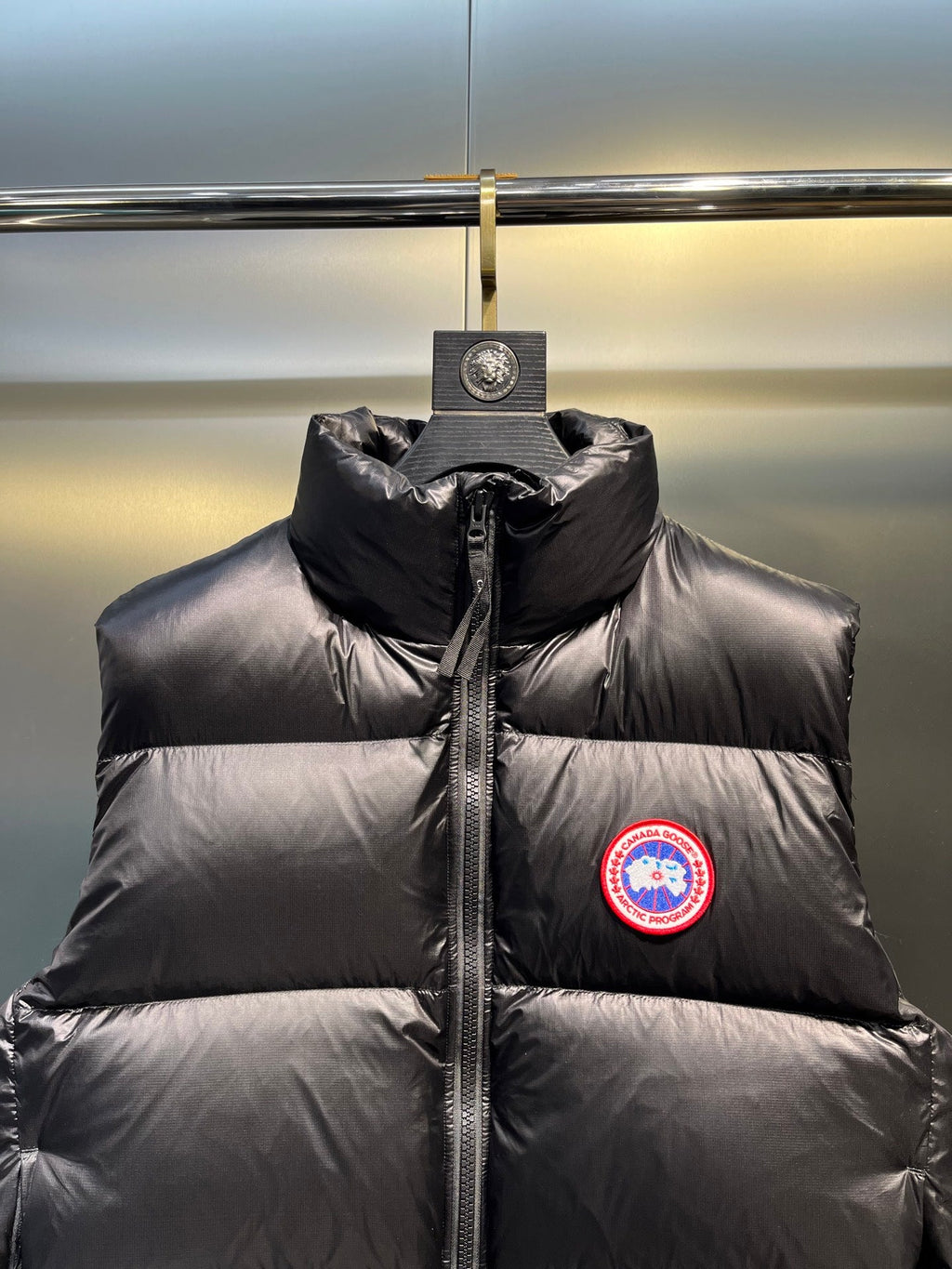 Padded down vest