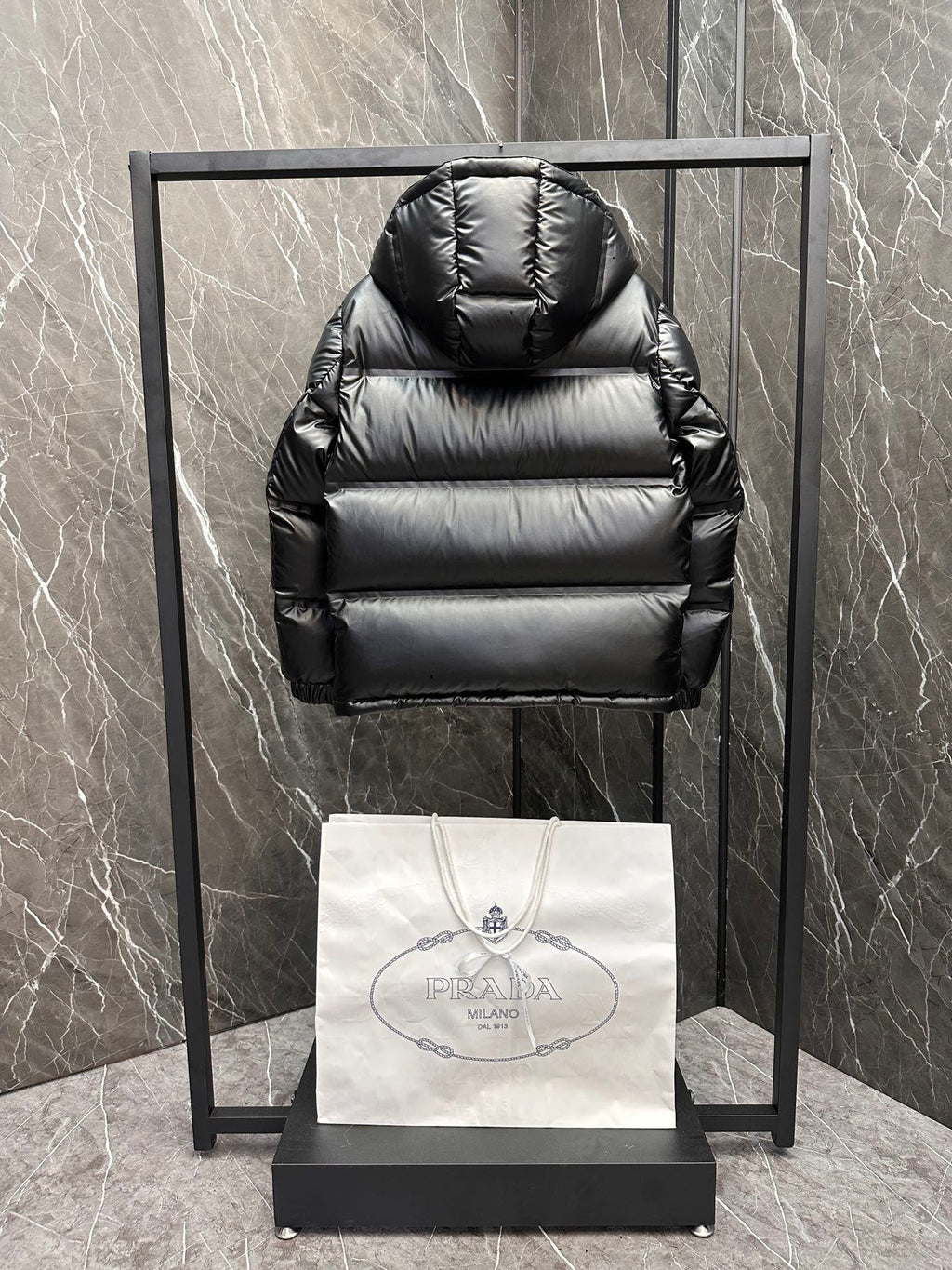 Premium laminierte Daunenjacke
