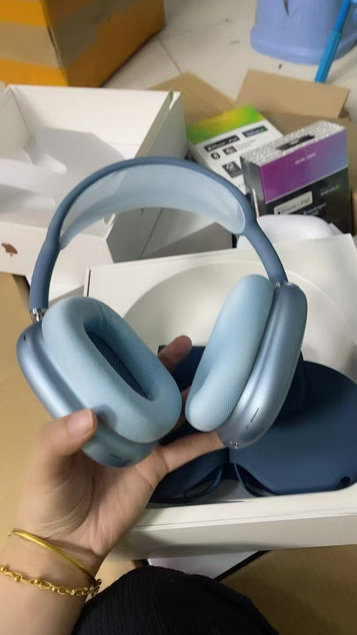 Auriculares inalámbricos supraaurales azules