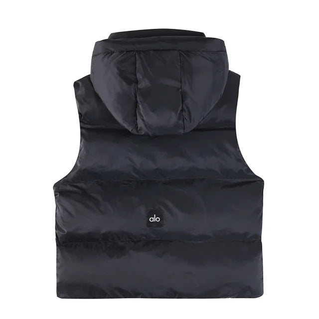Padded down vest