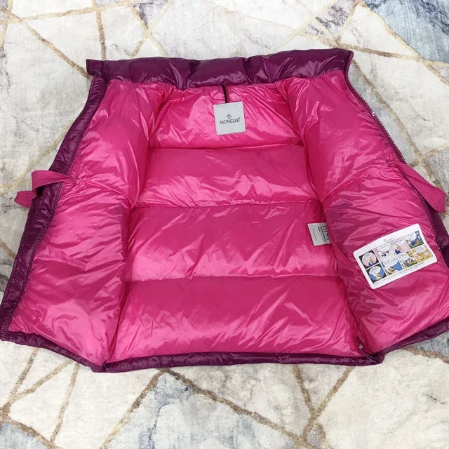 Glänzende Steppjacke